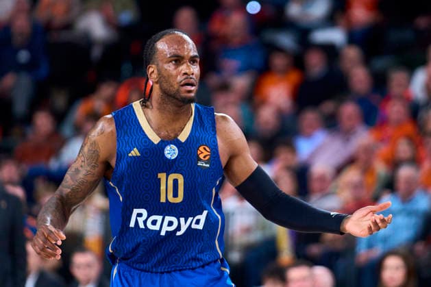 Valencia basket Vs Maccabi Rapyd Tel Aviv in Valencia - 29 Jan 2026 O Shae J Brisset of Maccabi Rapyd Tel Aviv seen in action during the Euroleague Regular Season Round 25 between Valencia basket and Maccabi Rapyd Tel Aviv at Roig Arena Stadium. Valencia basket 94 - 83 Maccabi Rapyd Tel Aviv Valencia Spain Copyright: xGermanxVidalxPoncex xSOPAxImagesx sport_29126_00083