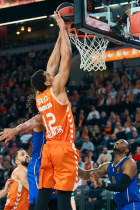 Valencia basket Vs Maccabi Rapyd Tel Aviv in Valencia - 29 Jan 2026 Neal Sako of Valencia basket seen in action during the Euroleague Regular Season Round 25 between Valencia basket and Maccabi Rapyd Tel Aviv at Roig Arena Stadium. Valencia basket 94 - 83 Maccabi Rapyd Tel Aviv Valencia Spain Copyright: xGermanxVidalxPoncex xSOPAxImagesx sport_29126_00307