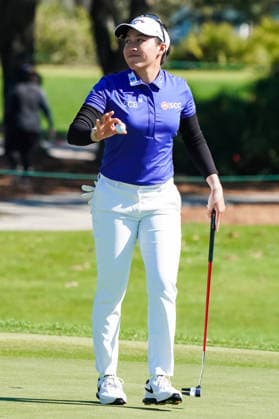 January 29, 2026, Orlando, Florida, USA: Jeeno Thitikul waves to the gallery after putting the 9th green during the first round of the 2026 Hilton Grand Vacations Tournament of Champions at Lake Nona Golf & Country Club. Orlando USA - ZUMAw109 20260129_fap_w109_015 Copyright: xDebbyxWongx