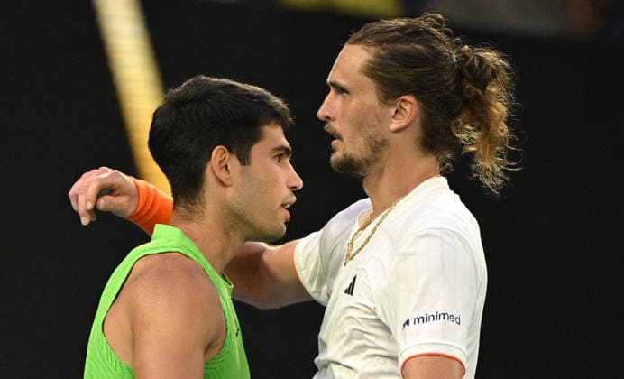 2026 Australian Open Carlos Alcaraz ESP , Alexander Zverev GER
