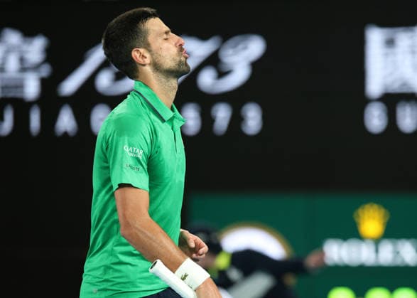 Novak Djokovic SRB , Australian Open 2026 Melbourne Park, Melbourne, Victoria, Australia Copyright: xJuergenxHasenkopfx