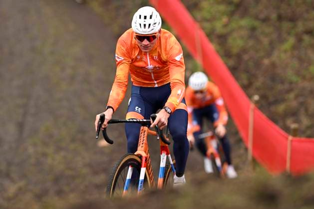 UCI World Championships 2026 Hulst - Media activities 30 01 2026 HULST, THE NETHERLANDS - JANUARY 30 : Van Der Poel Mathieu (NED) on training during the official training session on the track of the 2026 UCI Cyclo-Cross World Championships on January 30, 2026 in Hulst, The Netherlands, 30 01 2026 Hulst The Netherlands  Copyright: xNicoxVereeckenx