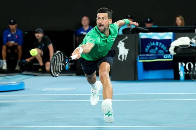 Novak Djokovic during his Semi-final match Australian Open tennis tournament, Day Thirteen, Melbourne Park, Australia - 30 Jan 2026Melbourne Melbourne Park Victoria (VIC) Australia  Copyright: xRachelxBach Shutterstockx 16455618dy