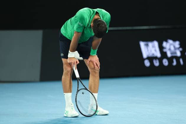 Novak Djokovic during his Semi-final match Australian Open tennis tournament, Day Thirteen, Melbourne Park, Australia - 30 Jan 2026Melbourne Melbourne Park Victoria (VIC) Australia  Copyright: xRachelxBach Shutterstockx 16455618ec