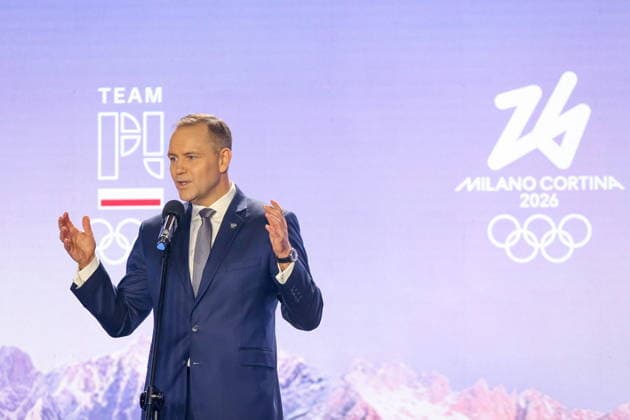 WARSZAWA 30.01.2026 XXV ZIMOWE IGRZYSKA OLIMPIJSKIE MEDIOLAN-CORTINA 2026 - SLUBOWANIE OLIMPIJSKIE REPREZENTACJA POLSKI TEAM PL --- MILANO-CORTINA 2026 XXV OLYMPIC Winter games, Winterspiele,Spiele, Summer games - OLYMPIC OATH OF POLISH national team, Nationalteam IN WARSAW KAROL NAWROCKI PREZYDENT RZECZPOSPOLITEJ POLSKIEJ FOT. ANNA KLEPACZKO FOTOPYK NEWSPIX.PL --- newspix.pl 