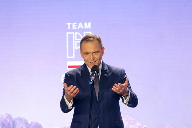WARSZAWA 30.01.2026 XXV ZIMOWE IGRZYSKA OLIMPIJSKIE MEDIOLAN-CORTINA 2026 - SLUBOWANIE OLIMPIJSKIE REPREZENTACJA POLSKI TEAM PL --- MILANO-CORTINA 2026 XXV OLYMPIC Winter games, Winterspiele,Spiele, Summer games - OLYMPIC OATH OF POLISH national team, Nationalteam IN WARSAW KAROL NAWROCKI PREZYDENT RZECZPOSPOLITEJ POLSKIEJ FOT. ANNA KLEPACZKO FOTOPYK NEWSPIX.PL --- newspix.pl 