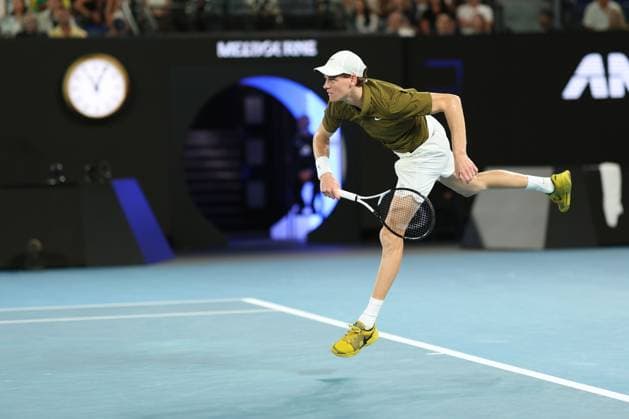 Jannik Sinner during his Semi-final match Australian Open tennis tournament, Day Thirteen, Melbourne Park, Australia - 30 Jan 2026Melbourne Melbourne Park Victoria (VIC) Australia  Copyright: xRachelxBach Shutterstockx 16455618es