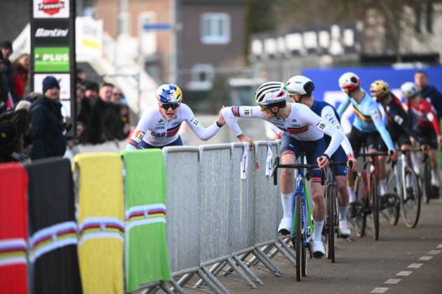 2026 UCI Cyclo-cross World Championships Picture by Simon Wilkinson SWpix.com - 30 01 2026 - Cycling - 2026 UCI Cyclo-cross World Championships - Hulst, Zeeland, Netherlands - Mixed Team Relay - Milo Wills (Great Britain) Copyright: x xSWpix.comx(t axPhotographyxHubxLtd)xSimonxWilkinson SWpix.comx SWP-3176-0005