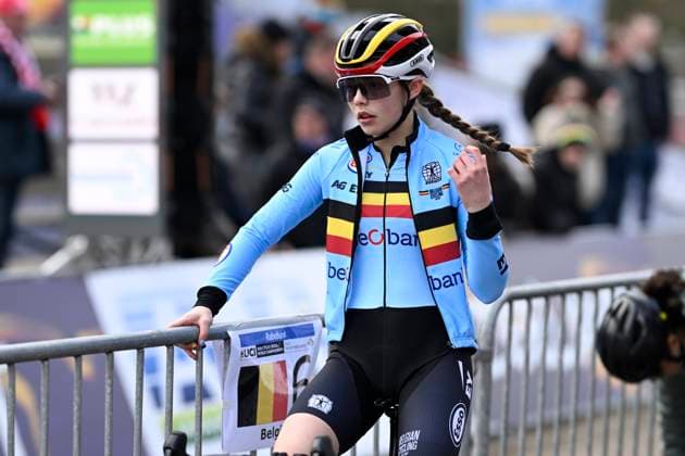 UCI World Championships 2026 Hulst HULST, THE NETHERLANDS - JANUARY 30 : Peeters Zita (BEL) in action during the 2026 UCI Cyclo-Cross World Championships for Team Relay on January 30, 2026 in Hulst, The Netherlands, 30 01 2026 Hulst The Netherlands  Copyright: xNicoxVereeckenx