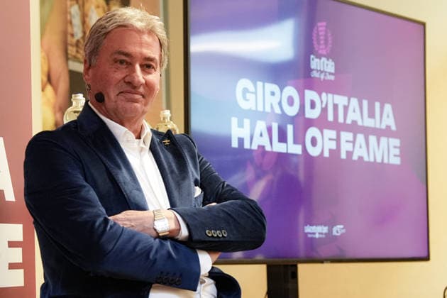 Roberto Visentini in the Hall of Fame of Giro d’Italia, January 30, 2026, Milan (photo Gian Mattia D’Alberto Lapresse) Roberto Visentini inserito nella Hall of Fame del Giro d’Italia, 30 Gennaio 2026 , Milano (photo Gian Mattia D’Alberto Lapresse)  Copyright: xGianxMattiaxD Albertox-xLaPressex
