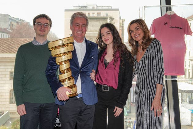 Roberto Visentini in the Hall of Fame of Giro d’Italia, January 30, 2026, Milan (photo Gian Mattia D’Alberto Lapresse) Roberto Visentini inserito nella Hall of Fame del Giro d’Italia, con la famiglia, 30 Gennaio 2026 , Milano (photo Gian Mattia D’Alberto Lapresse)  Copyright: xGianxMattiaxD Albertox-xLaPressex