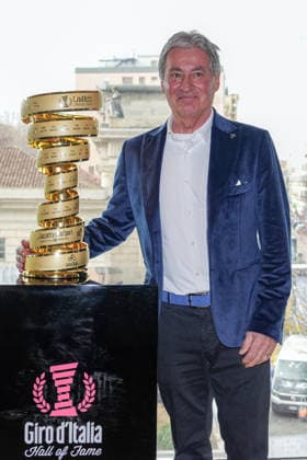 Roberto Visentini in the Hall of Fame of Giro d’Italia, January 30, 2026, Milan (photo Gian Mattia D’Alberto Lapresse) Roberto Visentini inserito nella Hall of Fame del Giro d’Italia, 30 Gennaio 2026 , Milano (photo Gian Mattia D’Alberto Lapresse)  Copyright: xGianxMattiaxD Albertox-xLaPressex