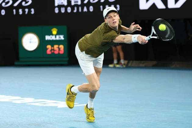 Jannik Sinner during his Semi-final match Australian Open tennis tournament, Day Thirteen, Melbourne Park, Australia - 30 Jan 2026Melbourne Melbourne Park Victoria (VIC) Australia  Copyright: xRachelxBach Shutterstockx 16455618gk