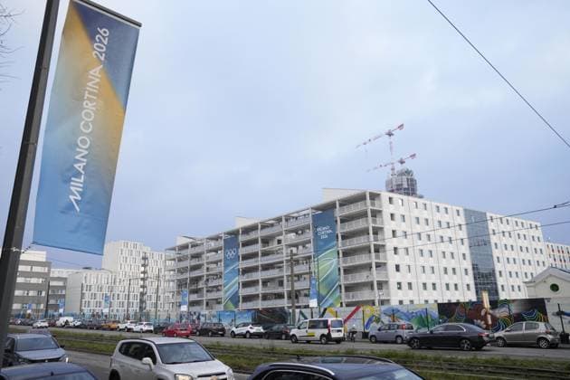 Milan Cortina Winter Olympics Photo taken in Milan, Italy, on Jan. 30, 2026, shows the athletes village for the Milan Cortina Winter Olympics, which opens on Feb. 6.  A14AA0005231491P