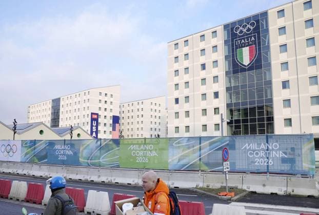 Milan Cortina Winter Olympics Photo taken in Milan, Italy, on Jan. 30, 2026, shows the athletes village for the Milan Cortina Winter Olympics, which opens on Feb. 6.  A14AA0005231493P