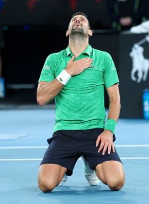 Novak Djokovic wins his Semi-final match Australian Open tennis tournament, Day Thirteen, Melbourne Park, Australia - 30 Jan 2026Melbourne Melbourne Park Victoria (VIC) Australia  Copyright: xRachelxBach Shutterstockx 16455618id