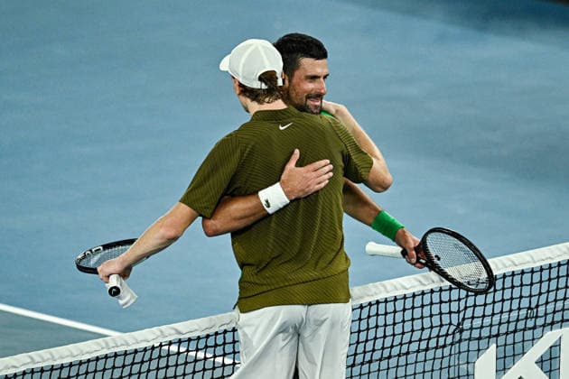 2026 Australian Open Novak Djokovic SRB , Jannik Sinner ITA