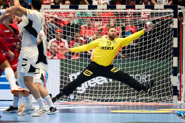 Herning Handball EM 2026 Semifinal Germany Croatia Goalkeeper Andreas Wolff Germany Herning Jyske Bank Boxing Denmark