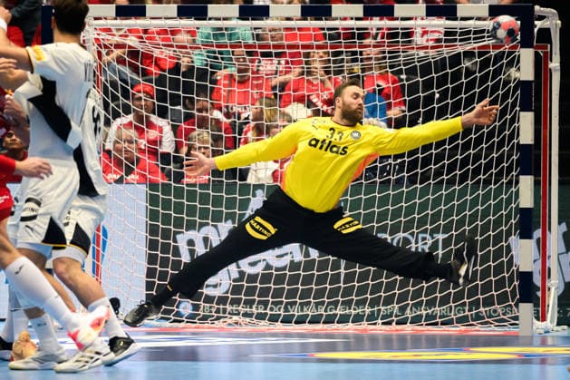 Herning Handball EM 2026 Semifinal Germany Croatia Goalkeeper Andreas Wolff Germany Herning Jyske Bank Boxing Denmark
