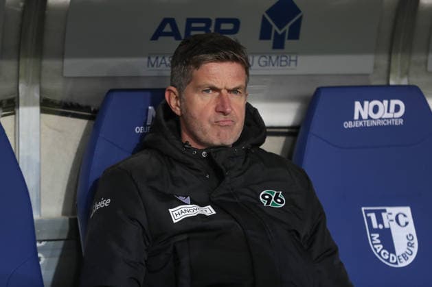 30 01 2026, xgox, Fußball 2 Bundesliga, 1 FC Magdeburg Hannover 96 emspor, v l Ralf Becker Hannover, Sportdirektor Portrait, Portraet, Einzelbild DFL DFB REGULATIONS PROHIBIT ANY USE OF PHOTOGRAPHS as IMAGE SEQUENCES and or QUASI VIDEO Magdeburg