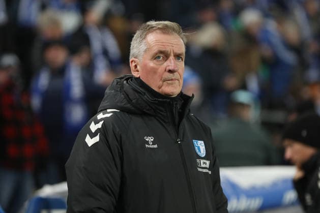 30 01 2026, xgox, Fußball 2 Bundesliga, 1 FC Magdeburg Hannover 96 emspor, v l Petrik Sander Magdeburg, Trainer Portrait, Portraet, Einzelbild DFL DFB REGULATIONS PROHIBIT ANY USE OF PHOTOGRAPHS as IMAGE SEQUENCES and or QUASI VIDEO Magdeburg