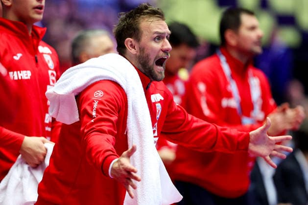 Croatia v Germany - MenÂ s EHF EURO 2026 HERNING, DENMARK - JANUARY 30: Luka Cindric during the Men s EHF Euro 2026 Semi Finals match between Croatia and Germany at Jyske Bank Boxen Herning Arena on January 30 2026 in Herning, Denmark.  SanjinxStrukic PIXSELL