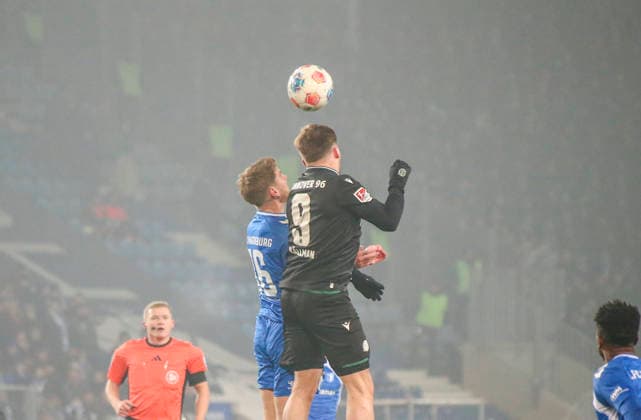 Germany Soccer 2 Bundesliga 2025 26, 20 Matchday 1 FC Magdeburg vs Hannover 96 Avnet Arena Stadion Magdeburg Benjamin Källman Benjamin Kallman Hannover 96, 9 Marcus Mathisen Marcus Mathisen 1 FC Magdeburg, 16 Magdeburg Copyright: xAymanxAlahmedx