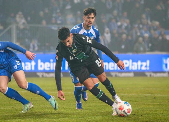 Germany Soccer 2 Bundesliga 2025 26, 20 Matchday 1 FC Magdeburg vs Hannover 96 Avnet Arena Stadion Magdeburg Elias Saad Hannover 96, 24 Magdeburg Copyright: xAymanxAlahmedx