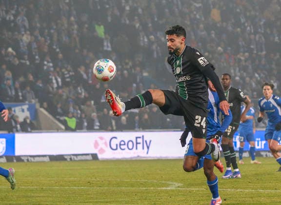 Germany Soccer 2 Bundesliga 2025 26, 20 Matchday 1 FC Magdeburg vs Hannover 96 Avnet Arena Stadion Magdeburg Elias Saad Hannover 96, 24 Magdeburg Copyright: xAymanxAlahmedx