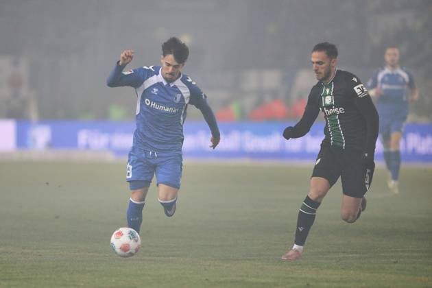 Magdeburg, Saxony-Anhalt, Germany, 30 01 2026 Avnet Arena 20 Matchday, Season 2025 26, 2 Soccer Bundesliga 1 FC Magdeburg Hannover 96 Laurin Ulrich 8, 1 FC Magdeburg and Virgil Ghita 05, Hannover 96 Copyright: xdtsxNachrichtenagenturx dts_104711
