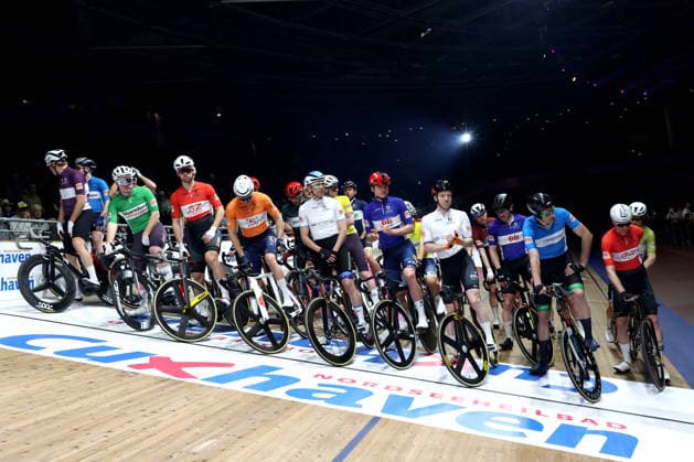 DEU, Sixdays Berlin, 30 01 2026, Velodrom, Berlin, DEU, Sixdays Berlin, in the picture rider field nordphotoxGmbHx xEngler nph00076