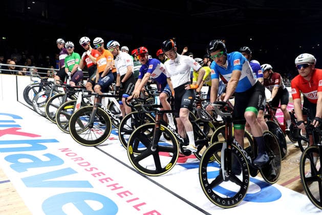 DEU, Sixdays Berlin, 30 01 2026, Velodrom, Berlin, DEU, Sixdays Berlin, in the picture rider field nordphotoxGmbHx xEngler nph00076
