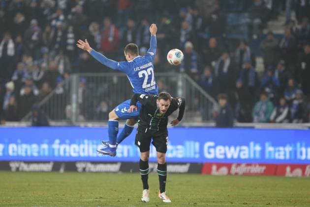 Magdeburg, Saxony-Anhalt, Germany, 30 01 2026 Avnet Arena 20 Matchday, Season 2025 26, 2 Soccer Bundesliga 1 FC Magdeburg Hannover 96 Mateusz Zukowski 22, 1 FC Magdeburg and Boris Tomiak 03, Hannover 96 Copyright: xdtsxNachrichtenagenturx dts_104676