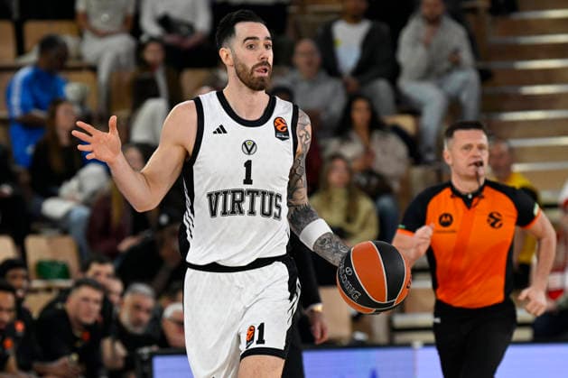 BASKET-BALL : AS Monaco VS Virtus Bologna - Turkish Airlines EuroLeague - 30 01 2026 Luca Vildoza (Virtus Bologna) - Turkish Airlines EuroLeague match between AS Monaco and Virtus Bologna on January 30, 2026 at the Gaston-MÃ decin sports hall in Monaco. MonacoMonaco  Copyright: xWilliamxCannarellax