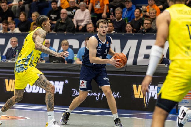 GER, easy Credit Basketball Bundesliga, Syntainics MBC EWE Baskets Oldenburg 30 01 2026, Stadthalle, Weißenfels, GER, easy Credit Basketball Bundesliga, Syntainics MBC EWE Baskets Oldenburg Spencer Reaves Syntainics MBC, 31 Â Photo Alexander Trienitz Weißenfels Stadthalle Sachsen Anhalt Germany
