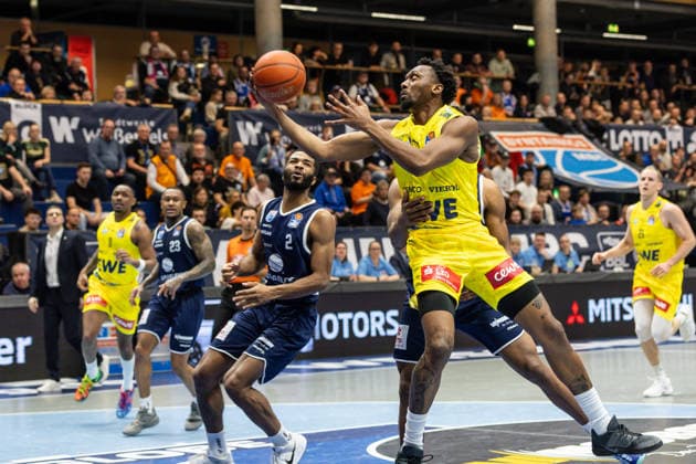GER, easy Credit Basketball Bundesliga, Syntainics MBC EWE Baskets Oldenburg 30 01 2026, Stadthalle, Weißenfels, GER, easy Credit Basketball Bundesliga, Syntainics MBC EWE Baskets Oldenburg Dakarai Tucker EWE Baskets Oldenburg 7 Â Photo Alexander Trienitz Weißenfels Stadthalle Sachsen Anhalt Germany