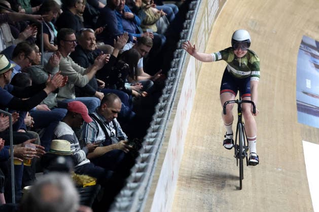 DEU, Sixdays Berlin, 30 01 2026, Velodrom, Berlin, DEU, Sixdays Berlin, in the picture Georgette Viorica Rand GB nordphotoxGmbHx xEngler nph00076