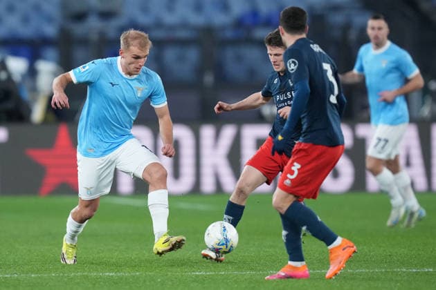 Lazio™s Gustav Isaksen during the Serie A EniLive soccer match between Lazio and Genoa at the Rome s Olympic stadium, Italy - Friday January 30, 2026 - Soccer ( Photo by Alfredo Falcone LaPresse )  Copyright: xAlfredoxFalcone LaPressex