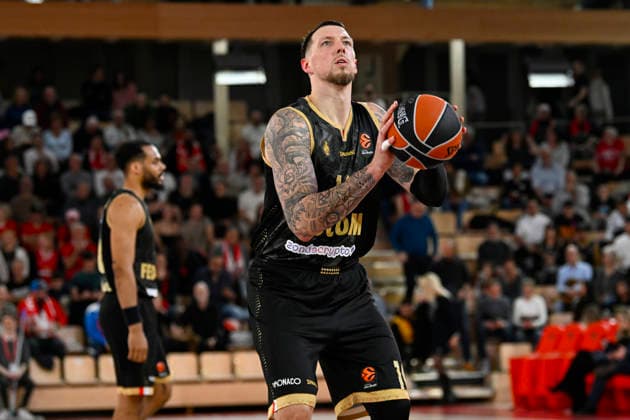 BASKET-BALL : AS Monaco VS Virtus Bologna - Turkish Airlines EuroLeague - 30 01 2026 Daniel Theis (ASM) - Turkish Airlines EuroLeague match between AS Monaco and Virtus Bologna on January 30, 2026 at the Gaston-MÃ decin sports hall in Monaco. MonacoMonaco  Copyright: xWilliamxCannarellax