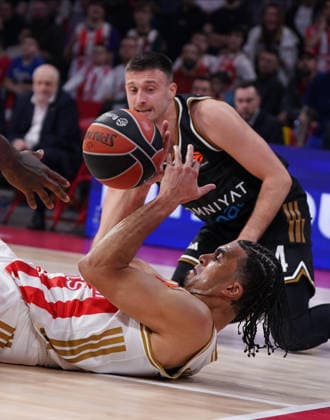 CRVENA ZVEZDA vs DUBAI JORDAN NWORA, basketball player of Crvena zvezda, during the Euroleague match against Dubai, at Belgrade Arena. Belgrade, 30.01.2026. photo: MN Press ds BASKETBALL, EUROLEAGUE, CRVENA ZVEZDA, DUBAI Belgrade Belgrade Arena Serbia Copyright: xMNxPressx
