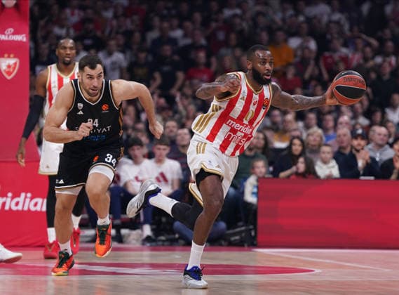 CRVENA ZVEZDA vs DUBAI CODI MILLER MCINTYRE, basketball player of Crvena zvezda, during the Euroleague match against Dubai, at Belgrade Arena. Belgrade, 30.01.2026. photo: MN Press ds BASKETBALL, EUROLEAGUE, CRVENA ZVEZDA, DUBAI Belgrade Belgrade Arena Serbia Copyright: xMNxPressx