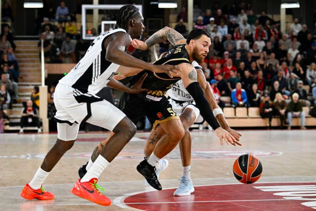 BASKET-BALL : AS Monaco VS Virtus Bologna - Turkish Airlines EuroLeague - 30 01 2026 Mike James (ASM) - Turkish Airlines EuroLeague match between AS Monaco and Virtus Bologna on January 30, 2026 at the Gaston-MÃ decin sports hall in Monaco. MonacoMonaco  Copyright: xWilliamxCannarellax