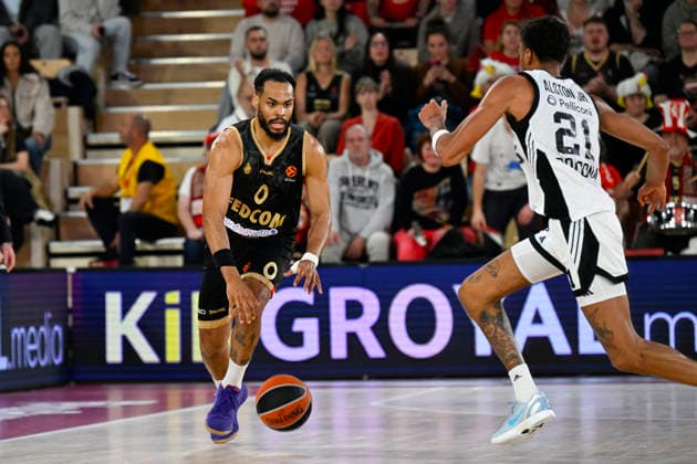 BASKET-BALL : AS Monaco VS Virtus Bologna - Turkish Airlines EuroLeague - 30 01 2026 Elie Okobo (ASM) - Turkish Airlines EuroLeague match between AS Monaco and Virtus Bologna on January 30, 2026 at the Gaston-MÃ decin sports hall in Monaco. MonacoMonaco  Copyright: xWilliamxCannarellax