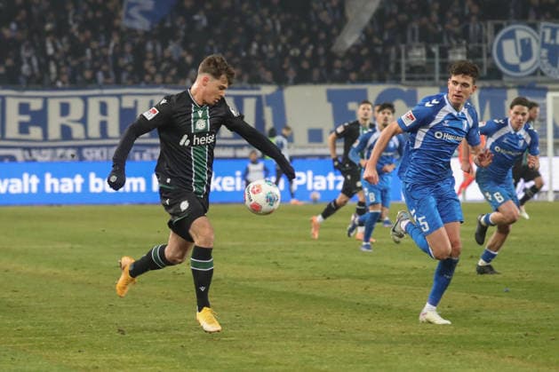 30 01 2026, xgox, Soccer 2 Bundesliga, 1 FC Magdeburg Hannover 96 emspor, v l Noah Weisshaupt Weißhaupt, Hannover, 10 DFL DFB REGULATIONS PROHIBIT ANY USE OF PHOTOGRAPHS as IMAGE SEQUENCES and or QUASI VIDEO Magdeburg