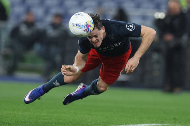 CALCIO - Serie A - SS Lazio vs Genoa CFC Rome, Italy - January 30, 2025: Vitinha of Genoa C.F.C. seen in action during the Serie A Enilive 2025-2026 football match between S.S. Lazio vs Genoa CFC at Olympic Stadium. Rome Italy  Copyright: xIPAxSport ABACAx