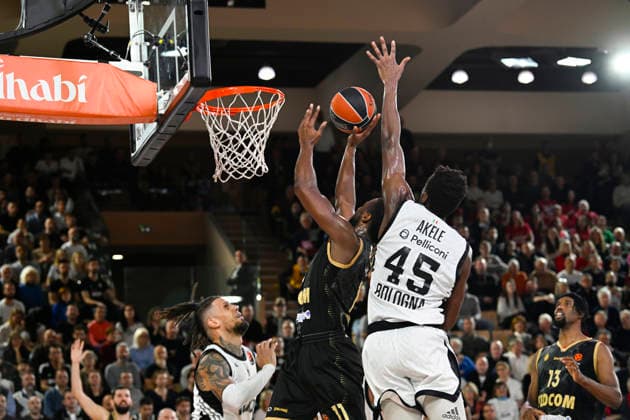 BASKET-BALL : AS Monaco VS Virtus Bologna - Turkish Airlines EuroLeague - 30 01 2026 Turkish Airlines EuroLeague match between AS Monaco and Virtus Bologna on January 30, 2026 at the Gaston-MÃ decin sports hall in Monaco. MonacoMonaco  Copyright: xWilliamxCannarellax