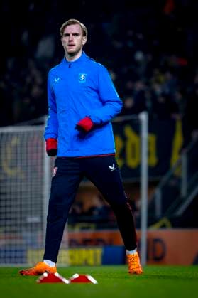 FC Twente midfielder Mats Rots during the match NAC Breda vs FC Twente Enschede at the Rat Verlegh Stadium for the Dutch Vriendenloterij Eredivisie season 2025-2026 in BREDA, Netherlands on 30 01 2026, (Photo by Marcel van Dorst EYE4IMAGES) - *** FC Twente midfielder Mats Rots during the match NAC Breda vs FC Twente Enschede at the Rat Verlegh Stadium for the Dutch Vriendenloterij Eredivisie season 2025 2026 in BREDA, Netherlands on 30 01 2026, Photo by Marcel van Dorst EYE4IMAGES
