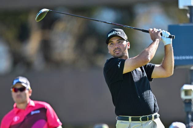 January 30, 2026: Jason Day tees off on the 14th hole during the second round of the Farmers Insurance Open on Torrey Pines South Course in San Diego, California. CSM San Diego USA - ZUMAc04_ 20260130_zma_c04_038 Copyright: xJustinxFinex