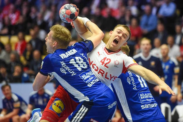 Handball I Men I European Championship 2026 I Semi-final I Denmark Iceland I 30 01 2026 Mathias Gidsel 19, Denmark Copyright: xLobeca JanxKirschnerx