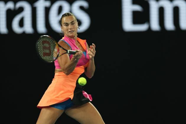 Aryna Sabalenka during the Women s final match Australian Open tennis tournament, Day Fourteen, Melbourne Park, Australia - 31 Jan 2026Melbourne Melbourne Park Victoria (VIC) Australia  Copyright: xEllaxLing Shutterstockx 16455625ac